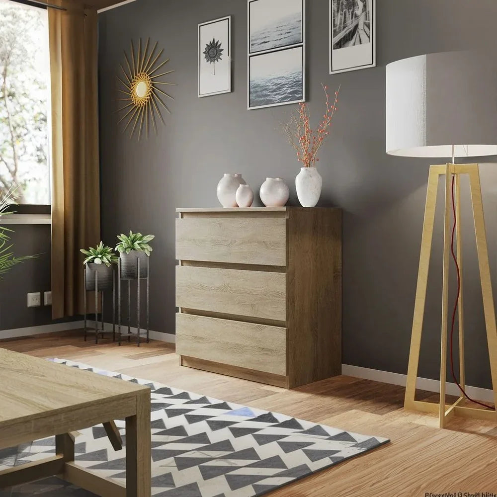 وحدة أدراج خشب ام دي اف، 60*40*60 سم