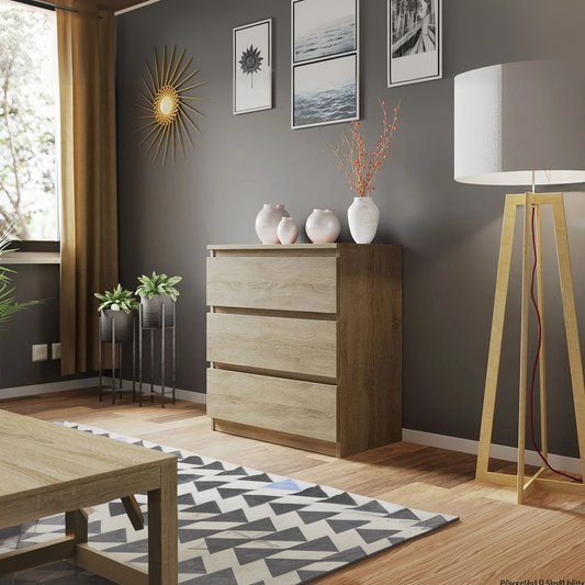 وحدة أدراج خشب ام دي اف، 60*40*60 سم