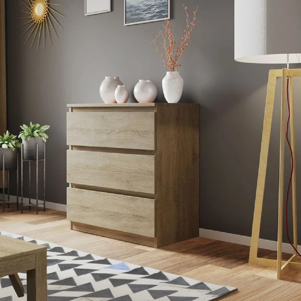 وحدة أدراج خشب ام دي اف، 60*40*60 سم