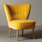 كرسي فاخر بأرجل خشبية - MIG64 - Homix