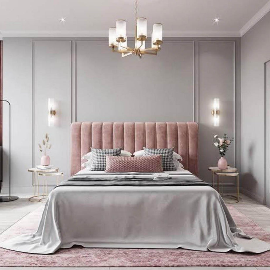 سرير كينج خشب ام دي اف و زان، 160*200*120 سم