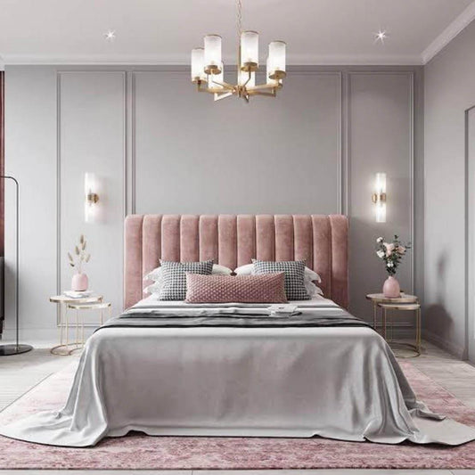 سرير كينج خشب ام دي اف و زان، 160*200*120 سم