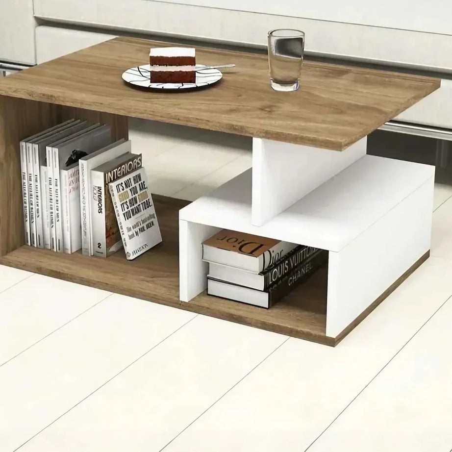 ترابيزة قهوة خشب ام دي اف، 90*50*50 سم