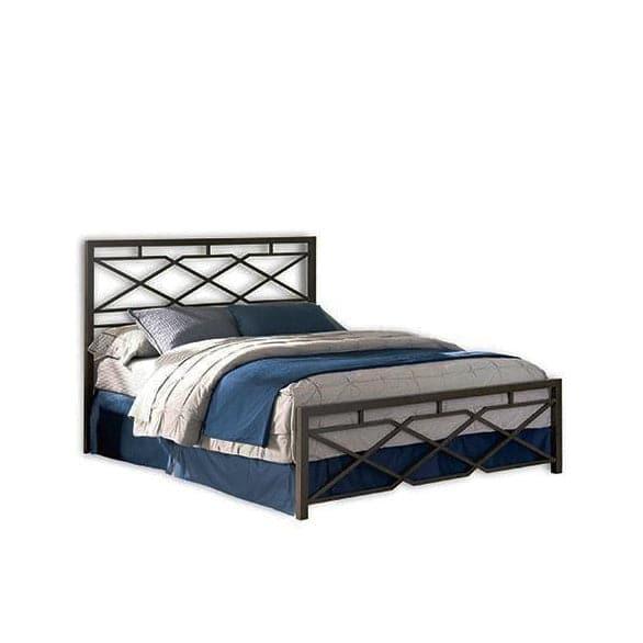 سرير معدني بتصميم هندسي - NAV33 - Homix