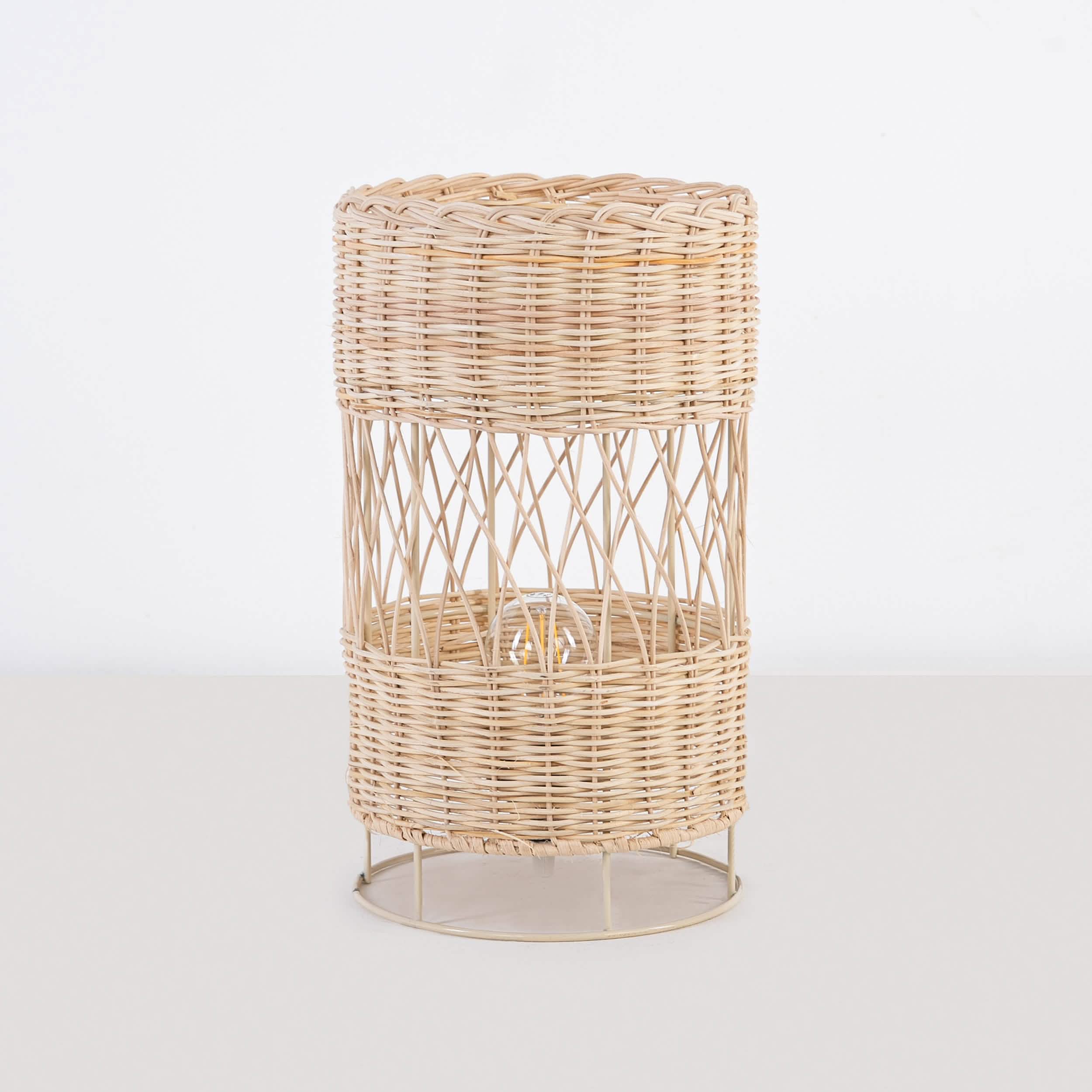 أباجورة أرضية خيزران، 25*35 سم