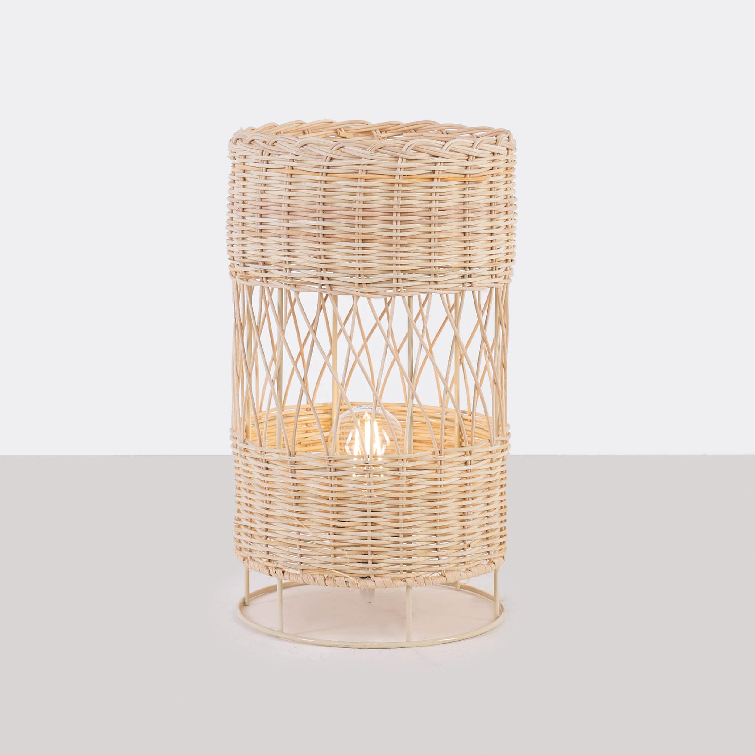 أباجورة أرضية خيزران، 25*35 سم