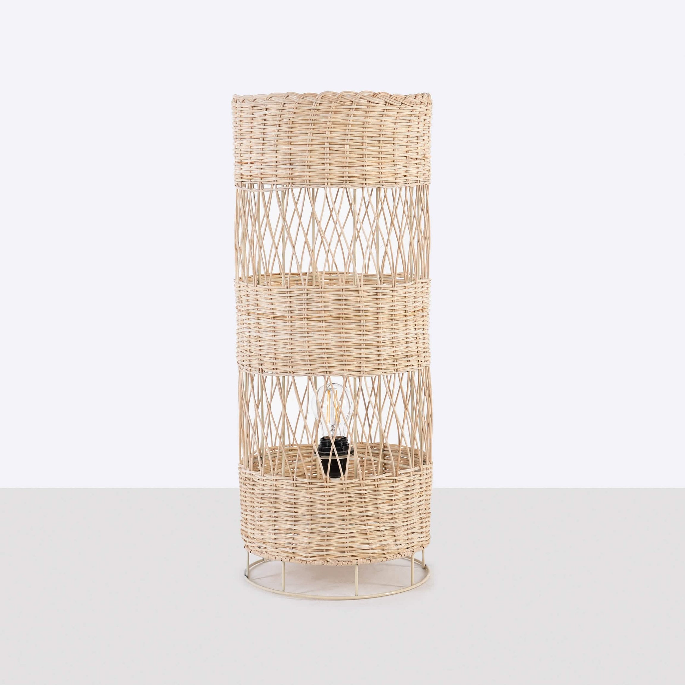 أباجورة أرضية خيزران، 25*60 سم