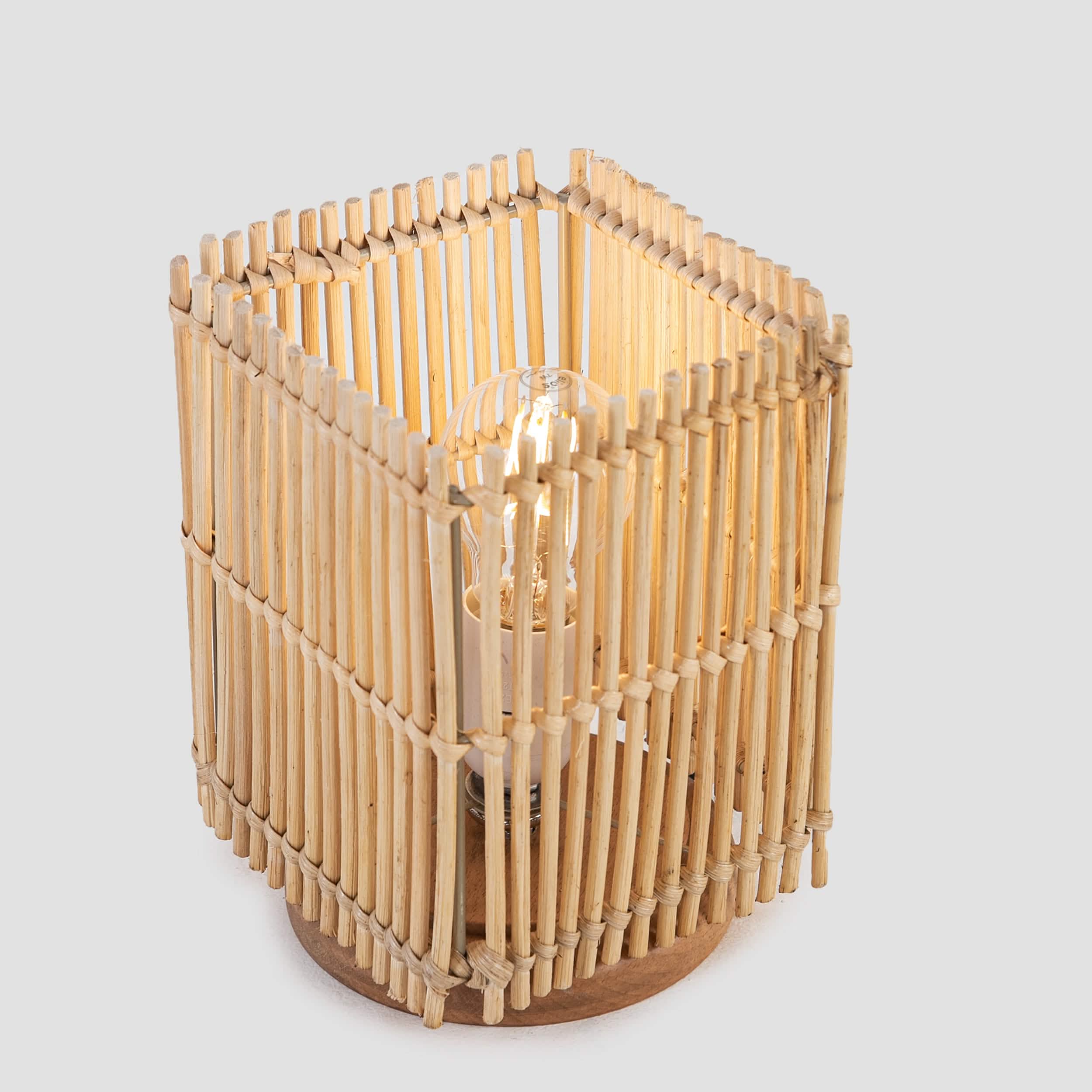 أباجورة خيزران، 15*25 سم