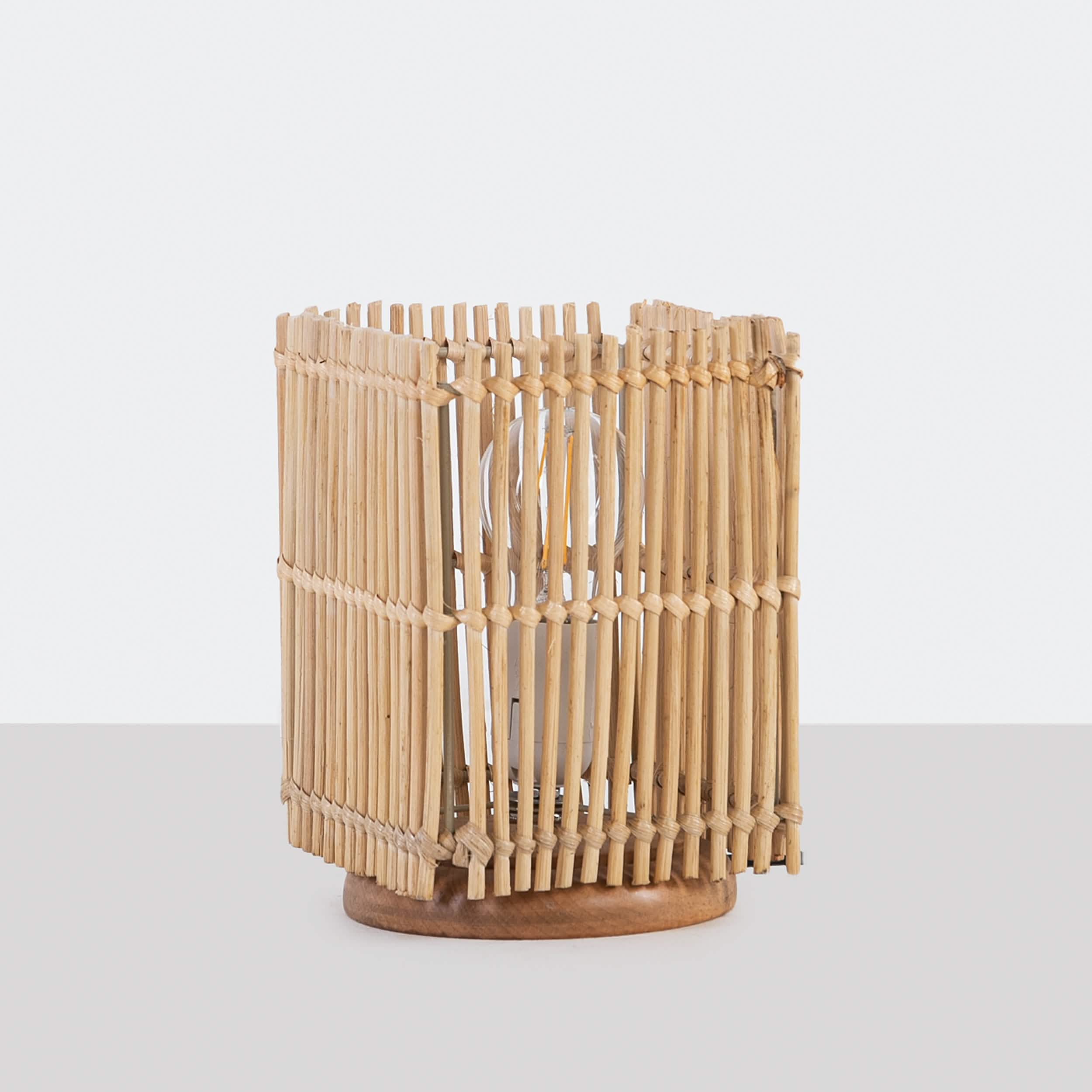 أباجورة خيزران، 15*25 سم