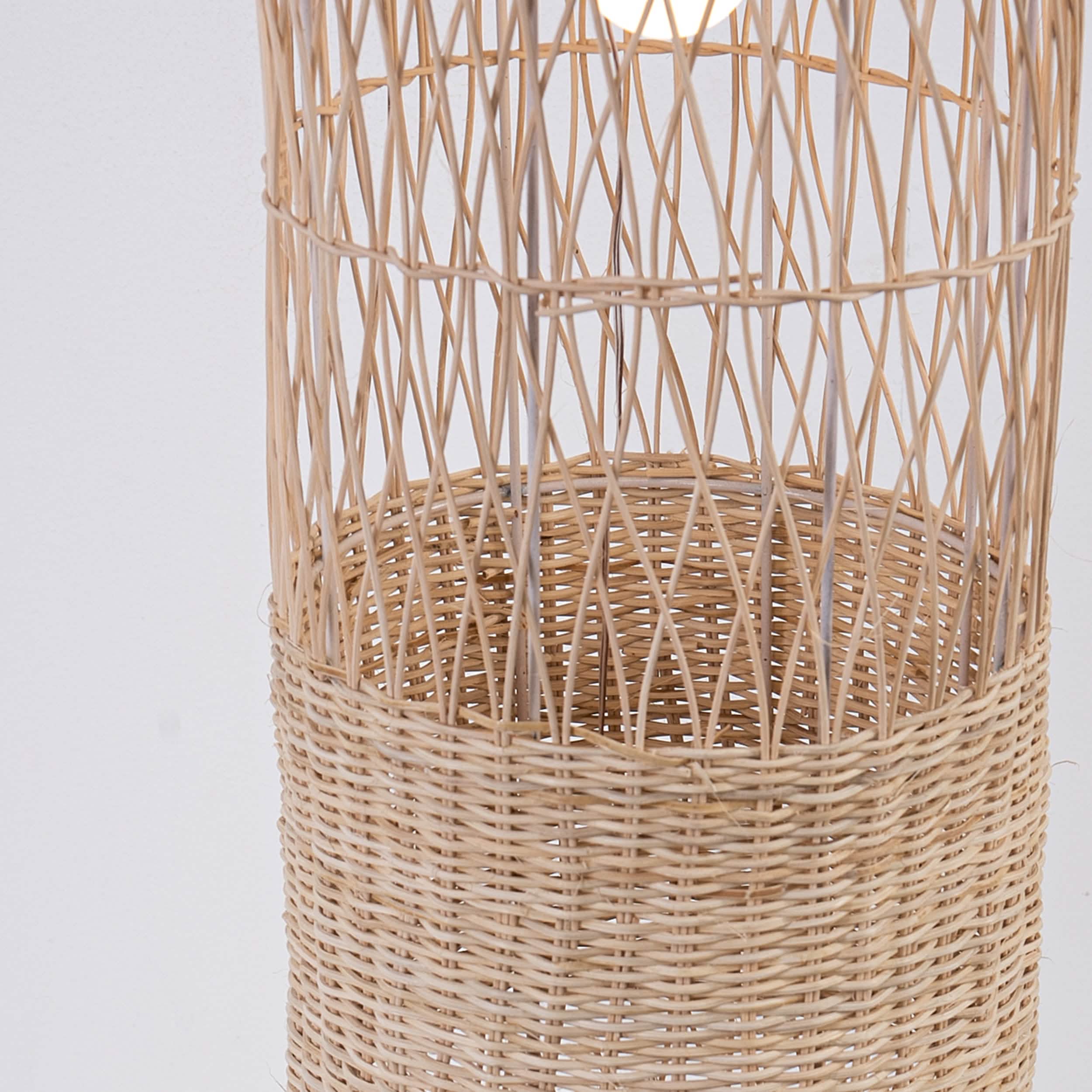 أباجورة أرضية خيزران، 20*100 سم