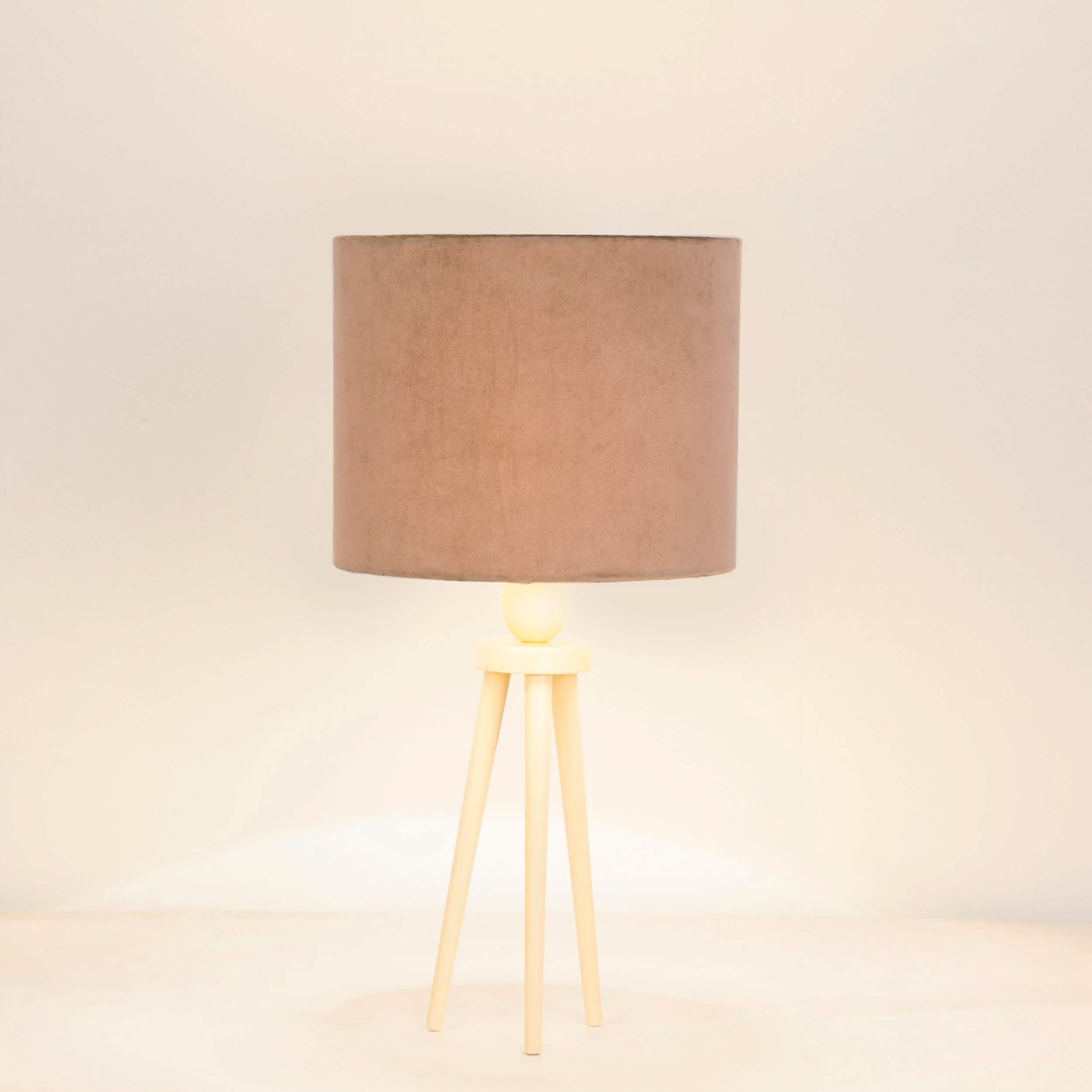 أباجورة خشب زان، 30*55 سم