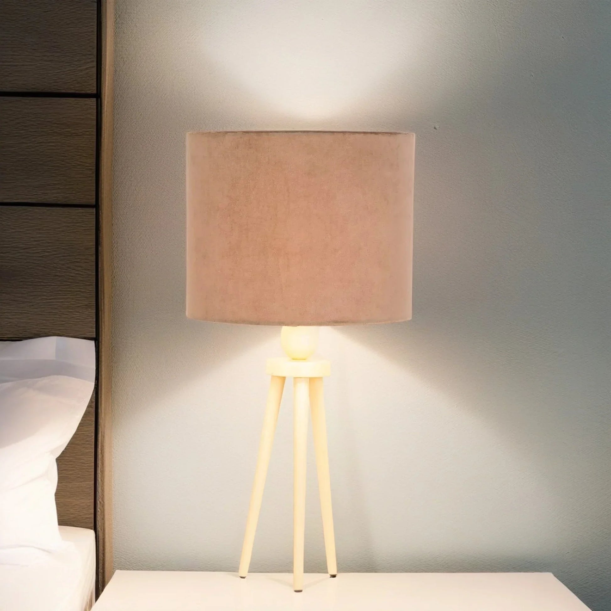 أباجورة خشب زان، 30*55 سم