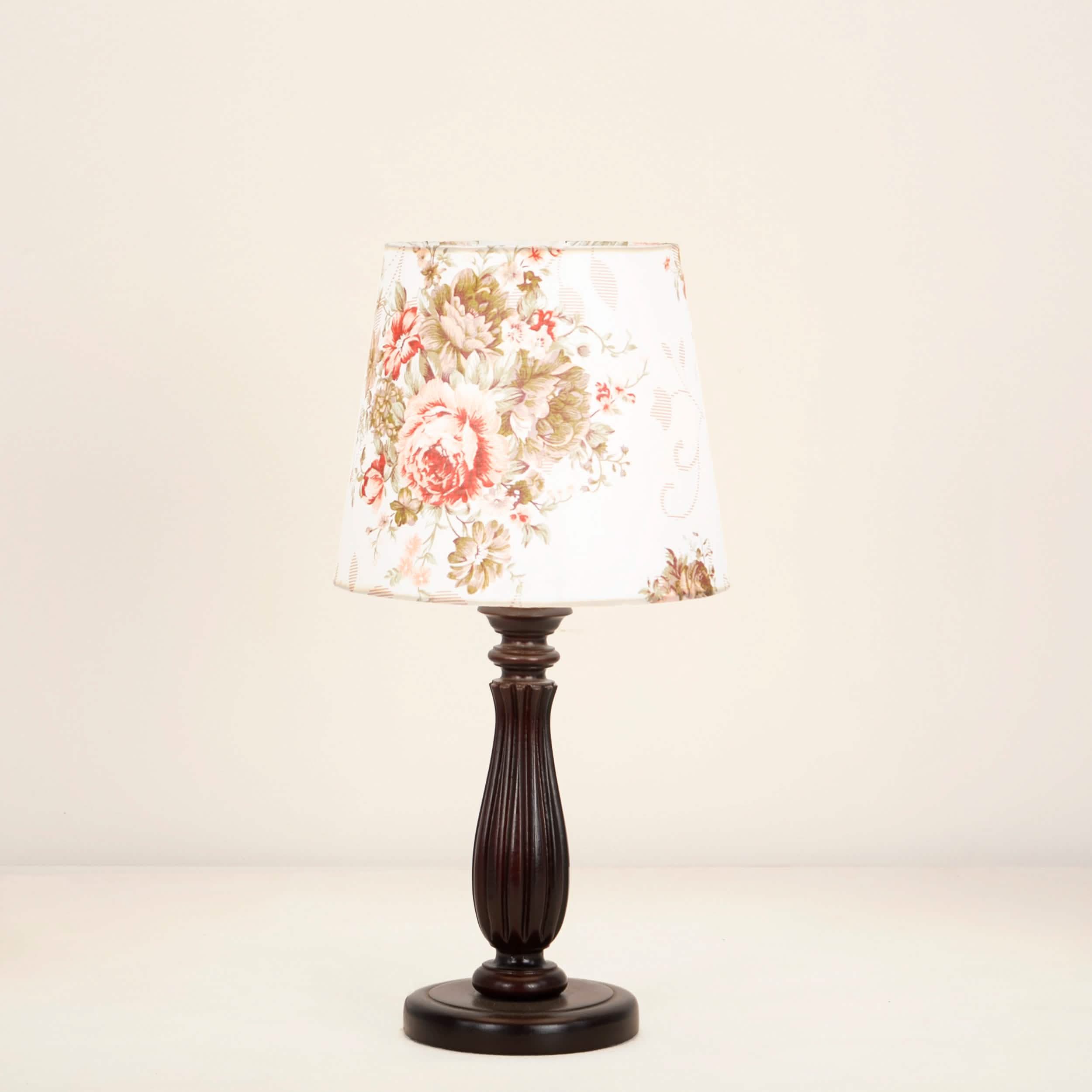 أباجورة خشب زان، 23*45 سم