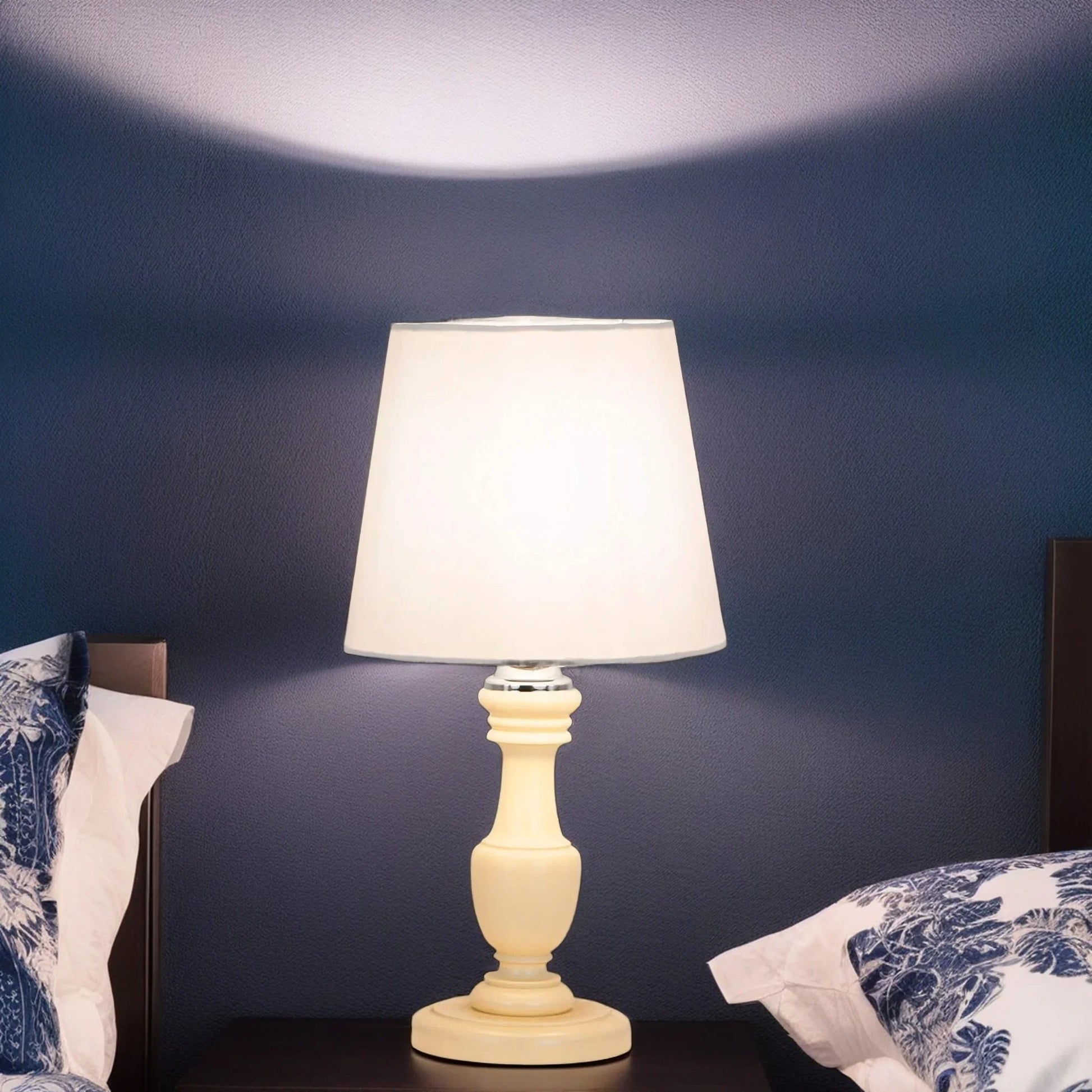 أباجورة خشب زان، 23*45 سم