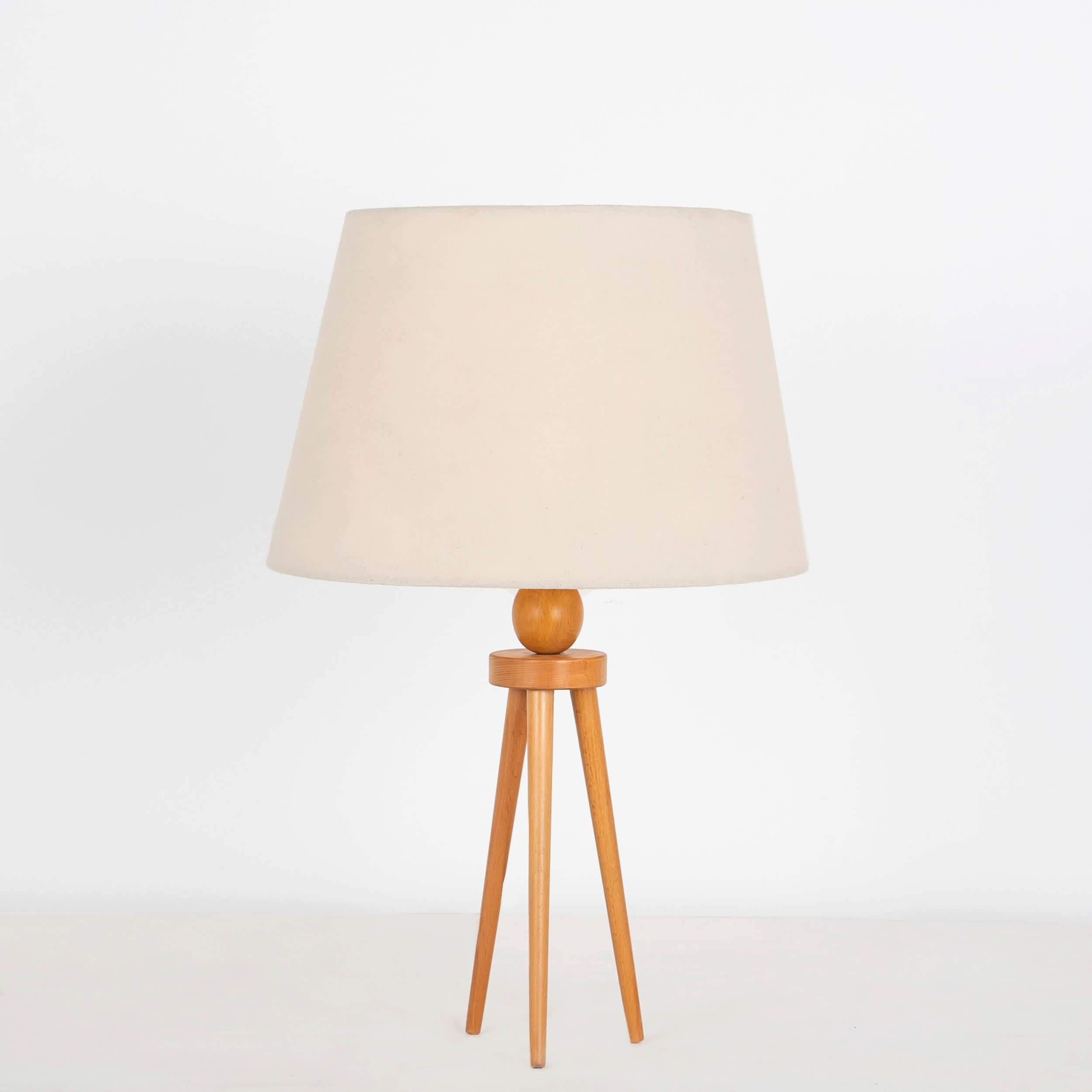 أباجورة خشب زان، 30*55 سم