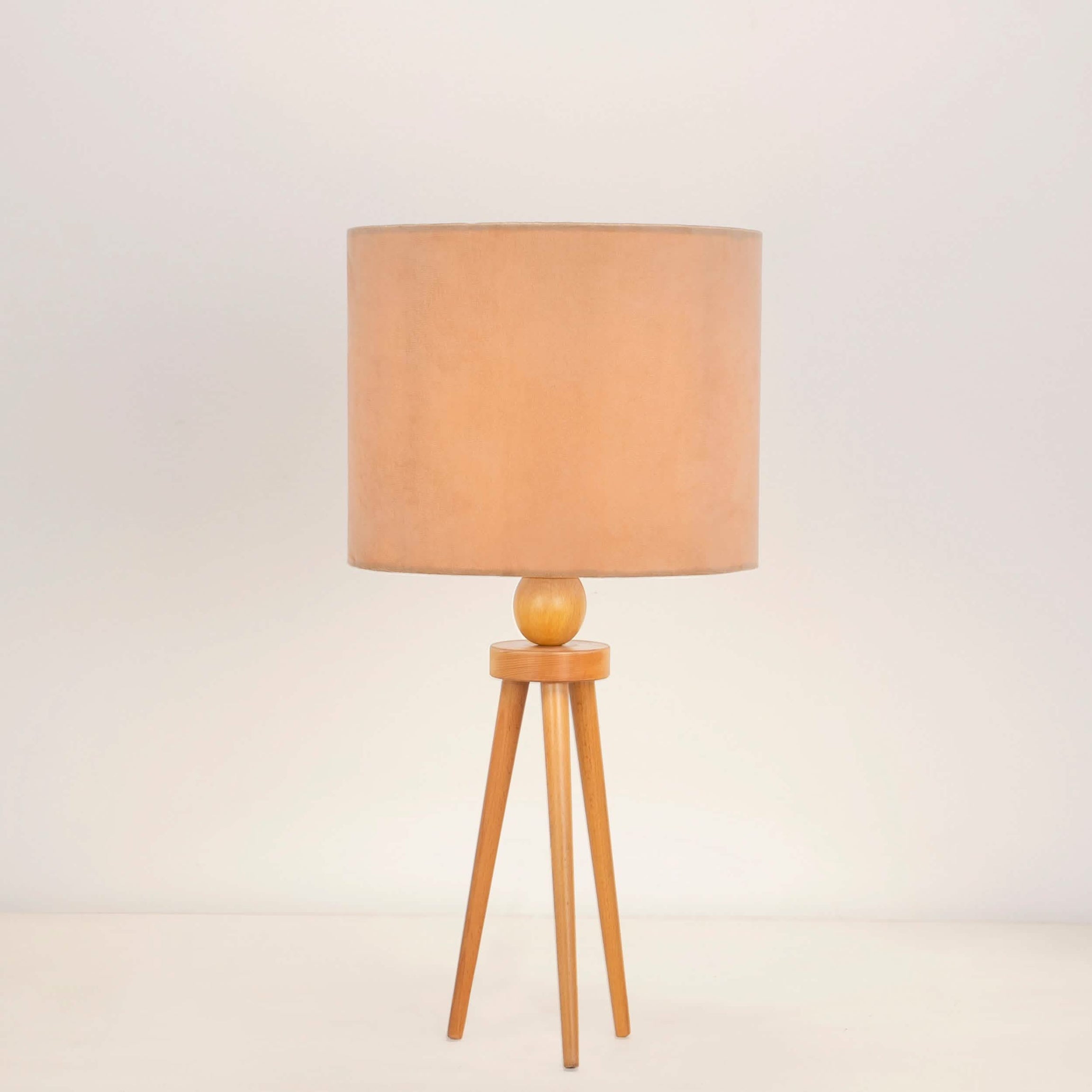 أباجورة خشب زان، 30*55 سم