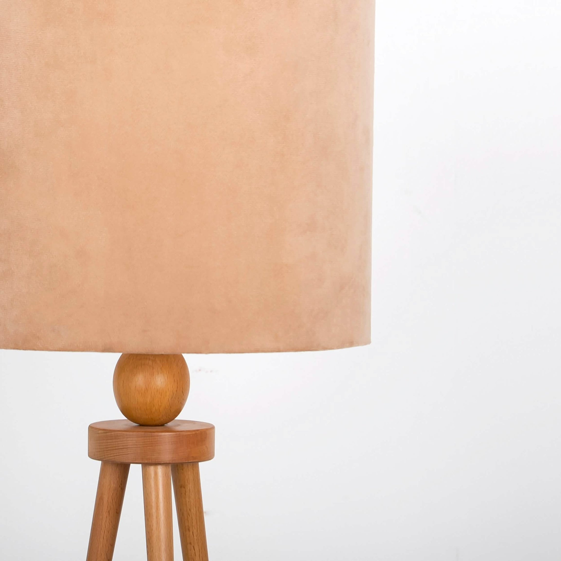 أباجورة خشب زان، 30*55 سم