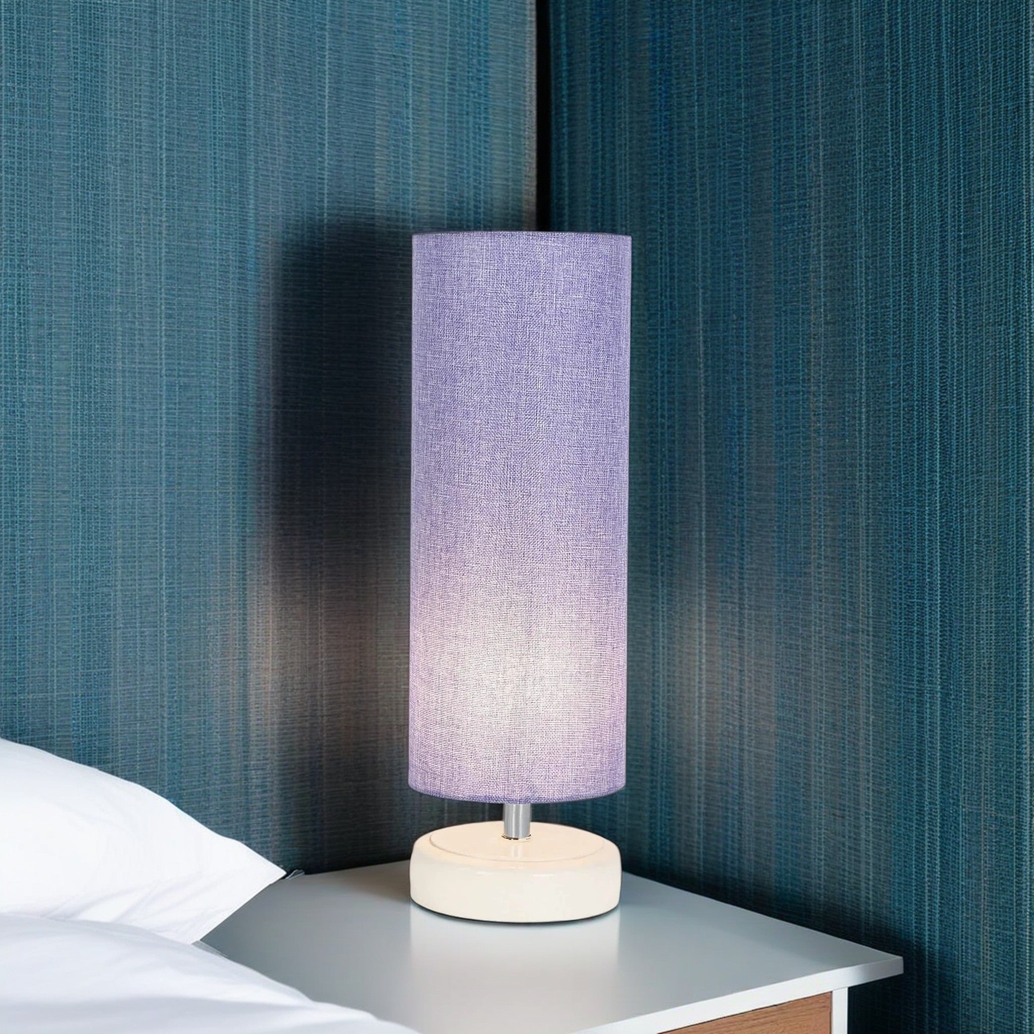 أباجورة خشب زان، 15*55 سم