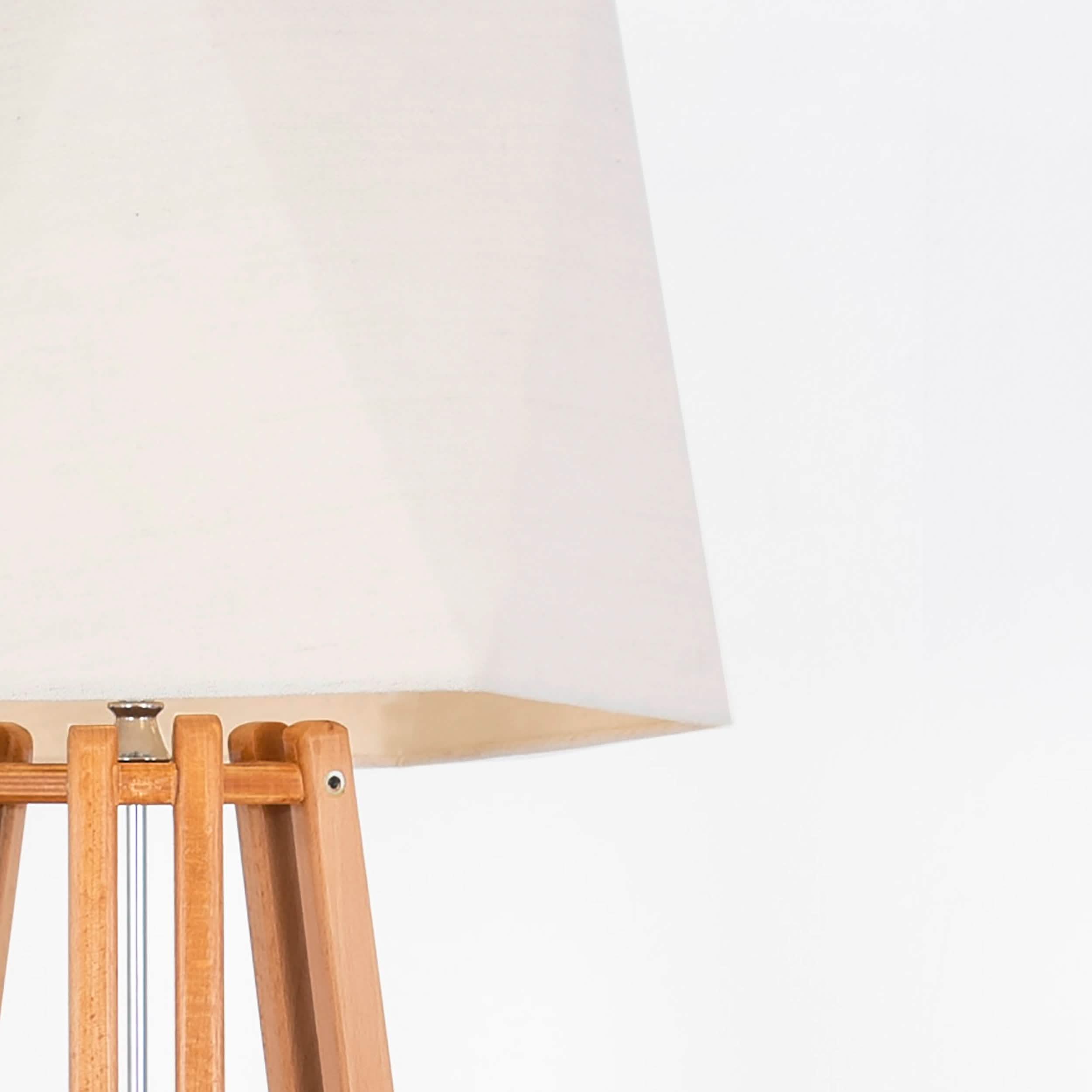 أباجورة أرضية خشب زان، 45*160 سم