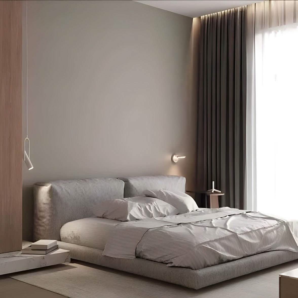 سرير كينج خشب كونتر و موسكي، 160*195*120 سم