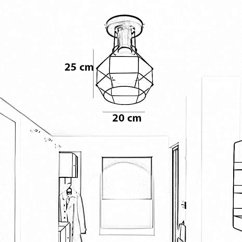 نجفة ستيل، 20*25 سم
