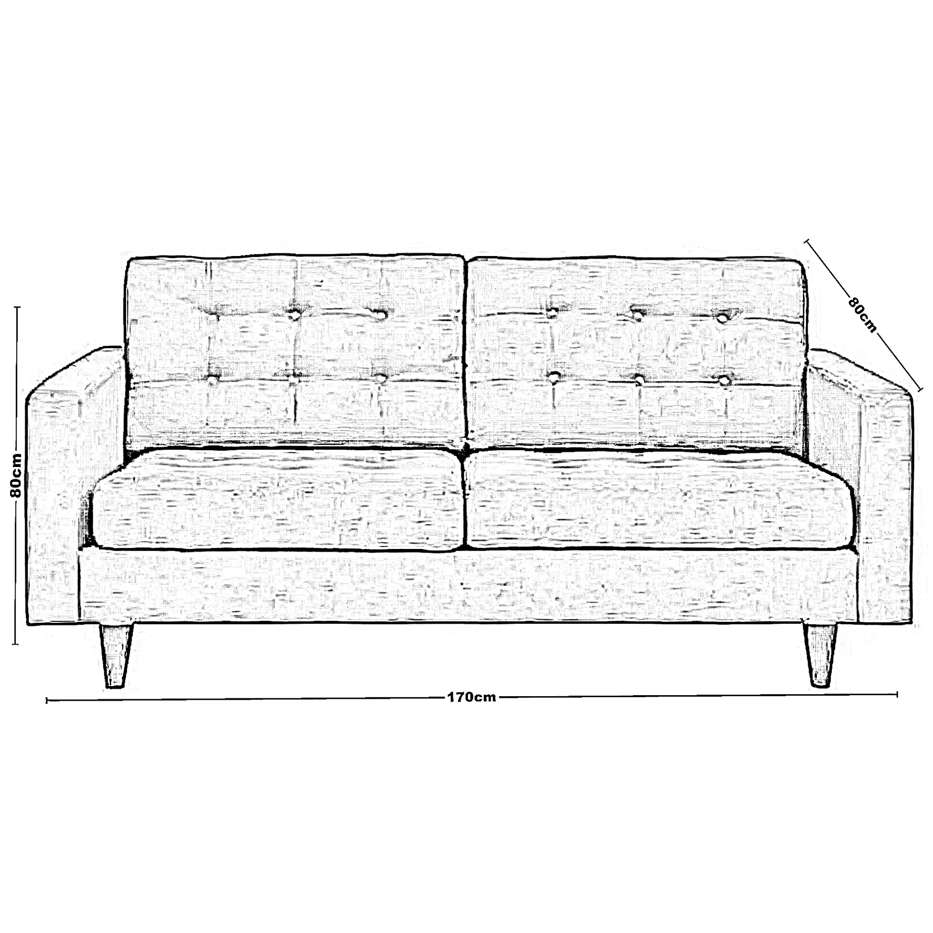 طقم كتب خشب زان أحمر، قطعتين