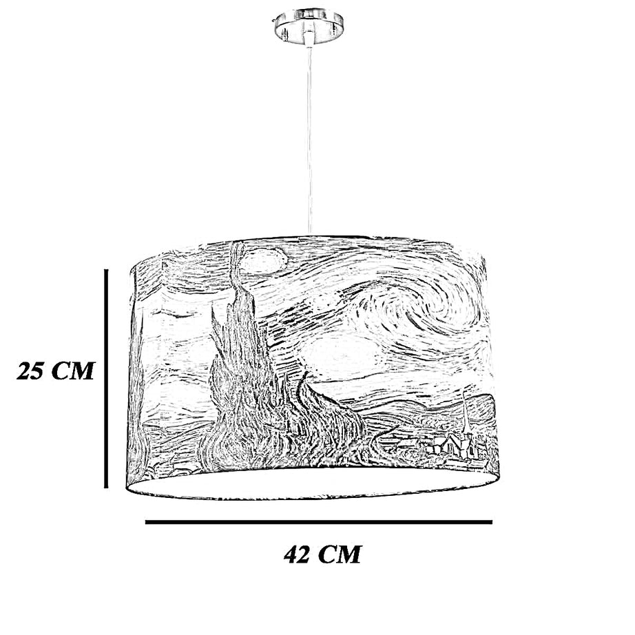 نجفة قماش، 42*25 سم