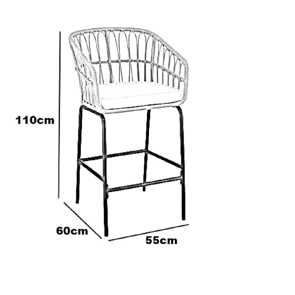 كرسي راتان، 55*60*110 سم