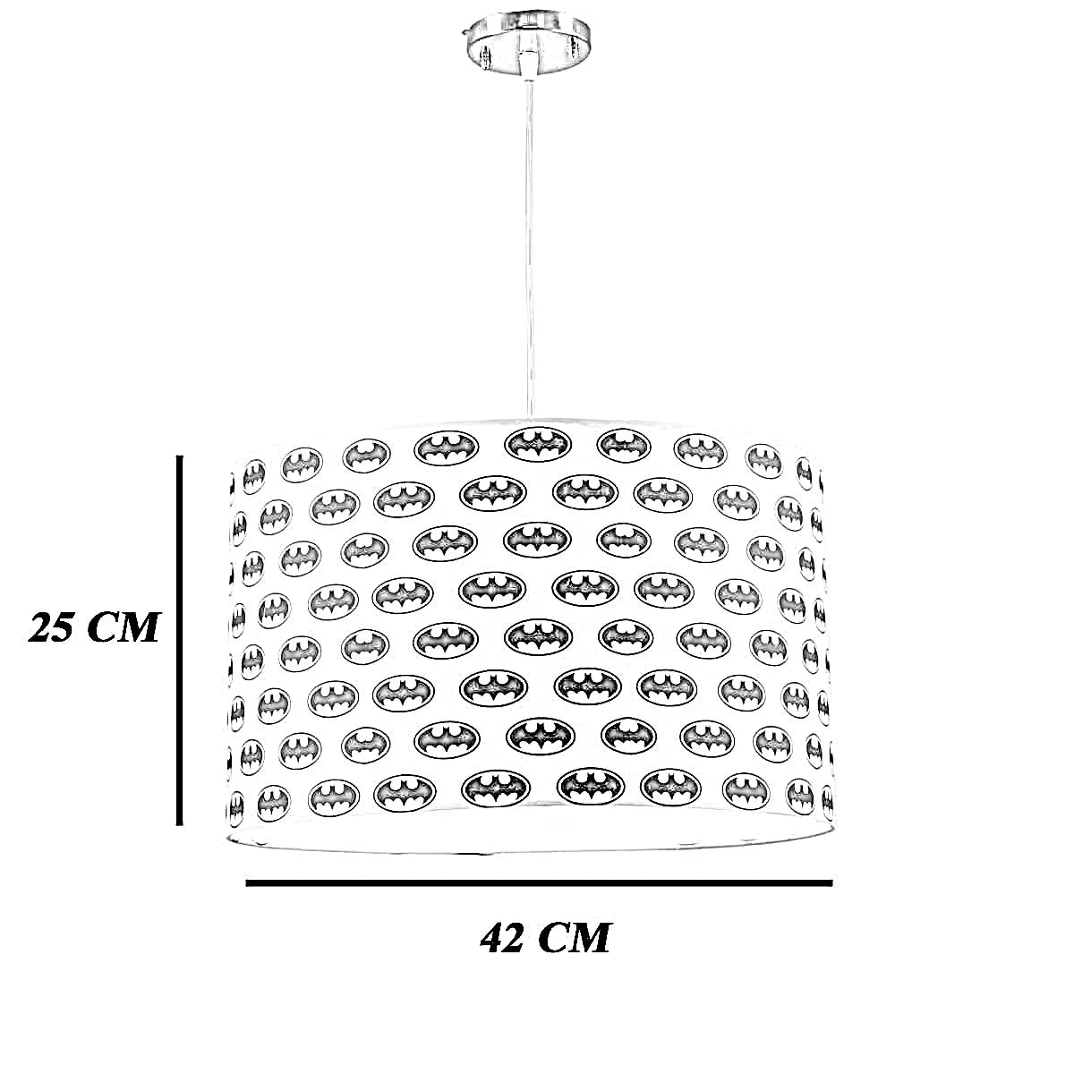 نجفة قماش، 42*25 سم