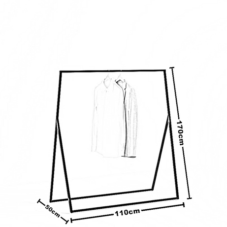 شماعة ملابس معدن، 110*50*170 سم