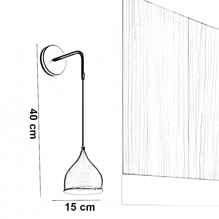 أبليك حائط الومنيوم، 15*40 سم