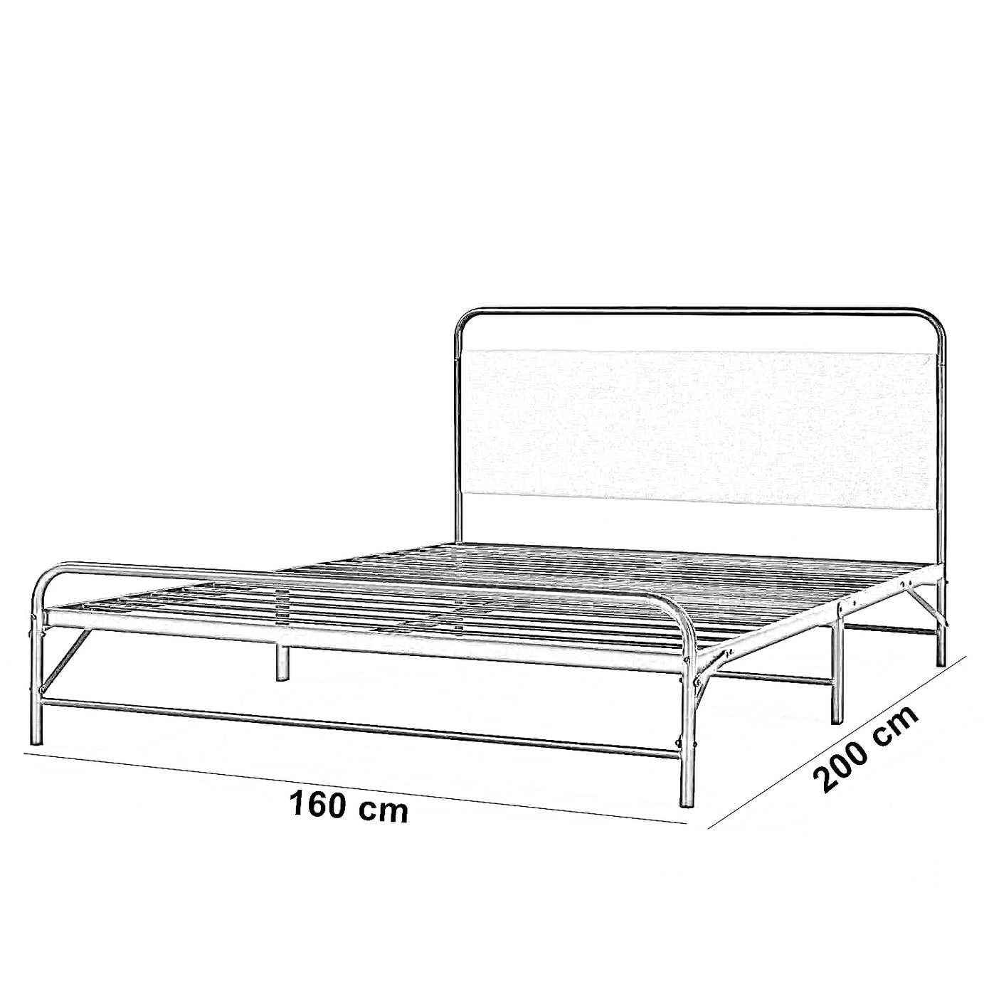 سرير معدن، 160*200 سم