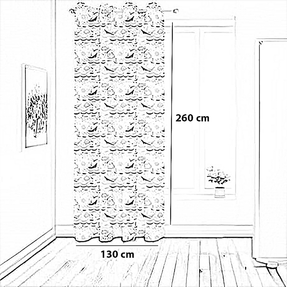 ستارة بوليستر، 130*260 سم