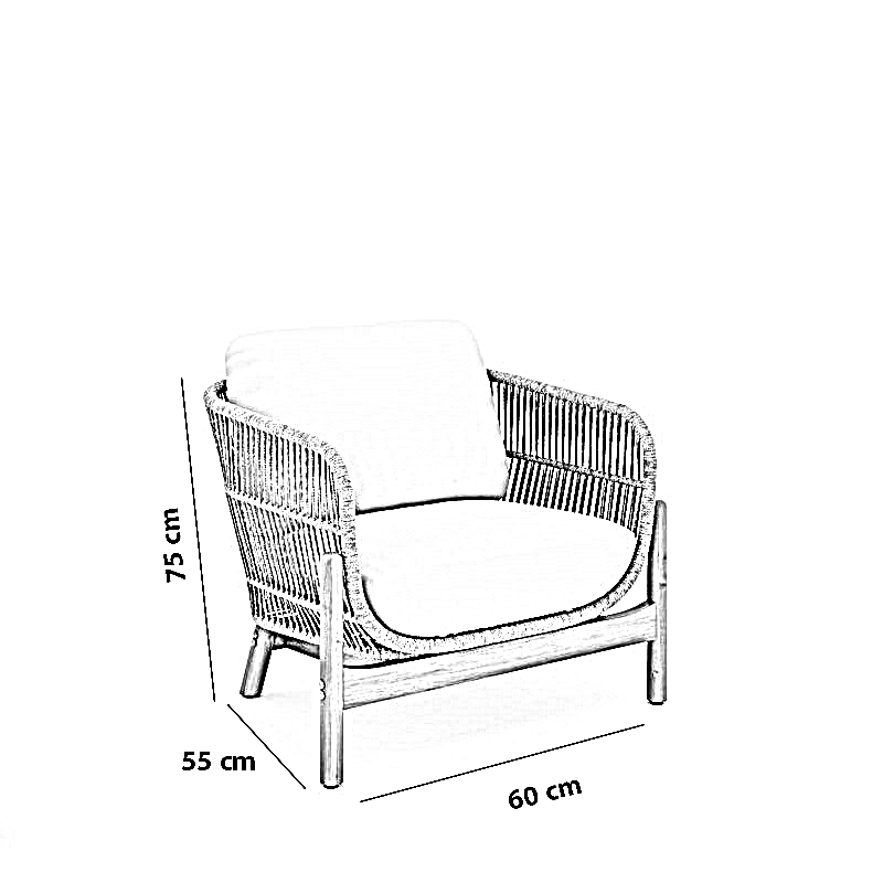 طقم خارجي ستيل ودوبار، قطعتين