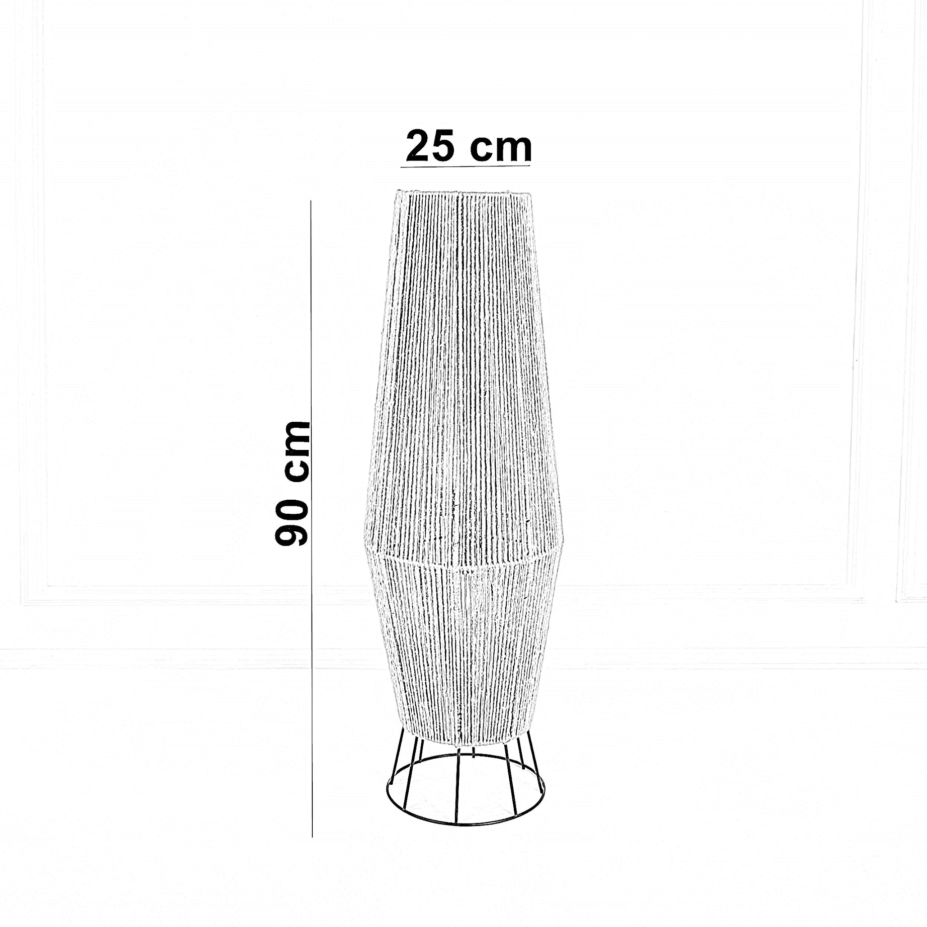 أباجورة أرضية، 25*90 سم