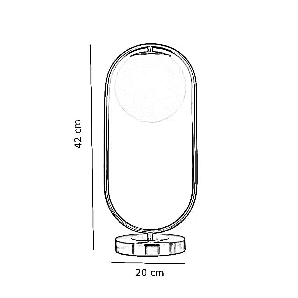 أباجورة ستيل، 20*42 سم