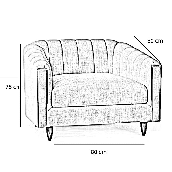 كرسي خشب زان، 80*80*75 سم