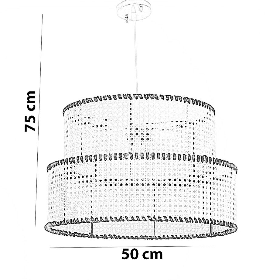 نجفة راتان، 50*75 سم