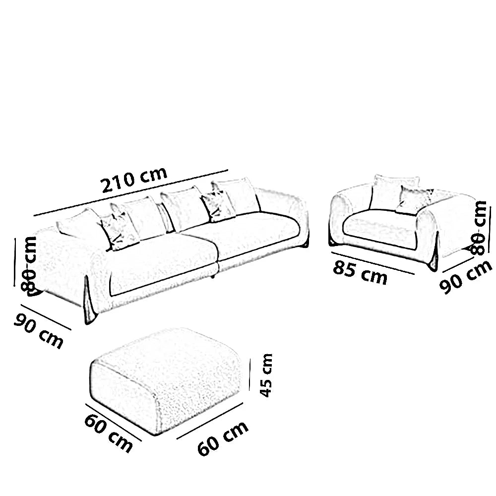 أنتريه خشب زان، 3 قطع