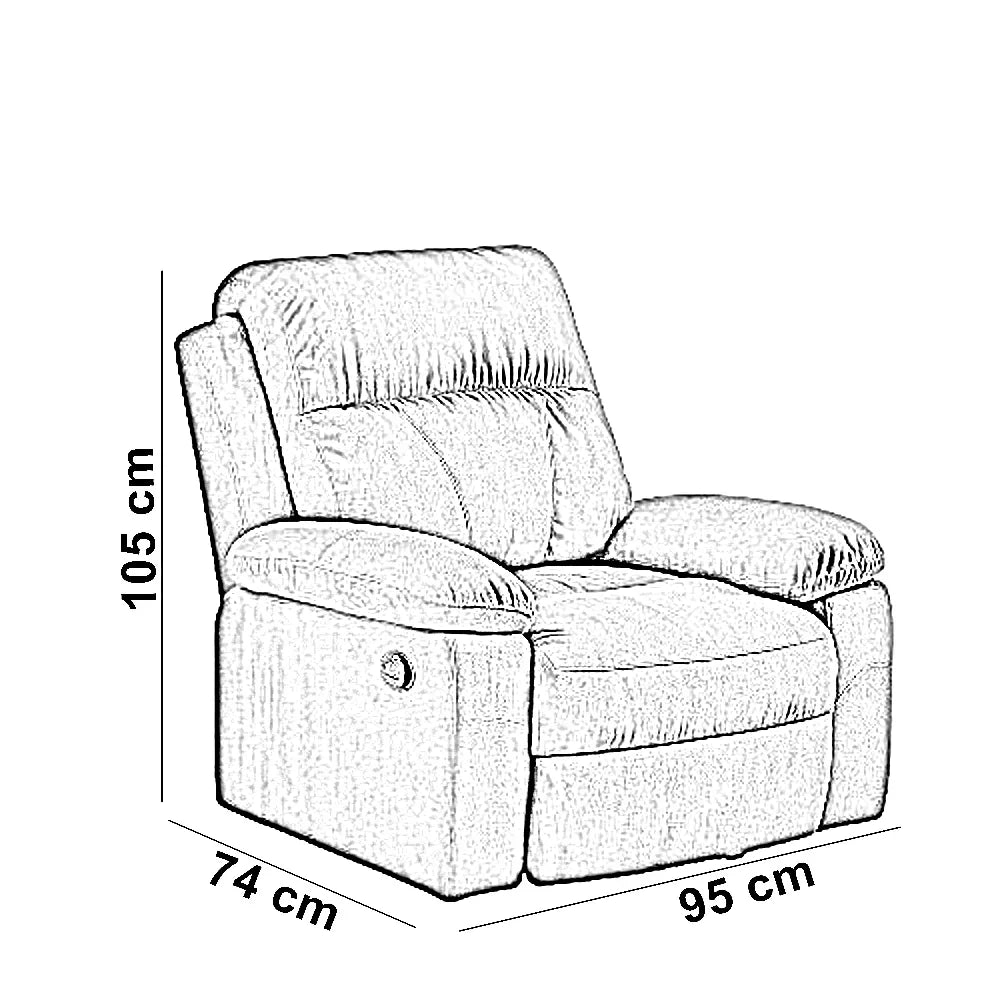 كرسي استرخاء ليزي بوي خشب زان، 95*74*105 سم - طوبي