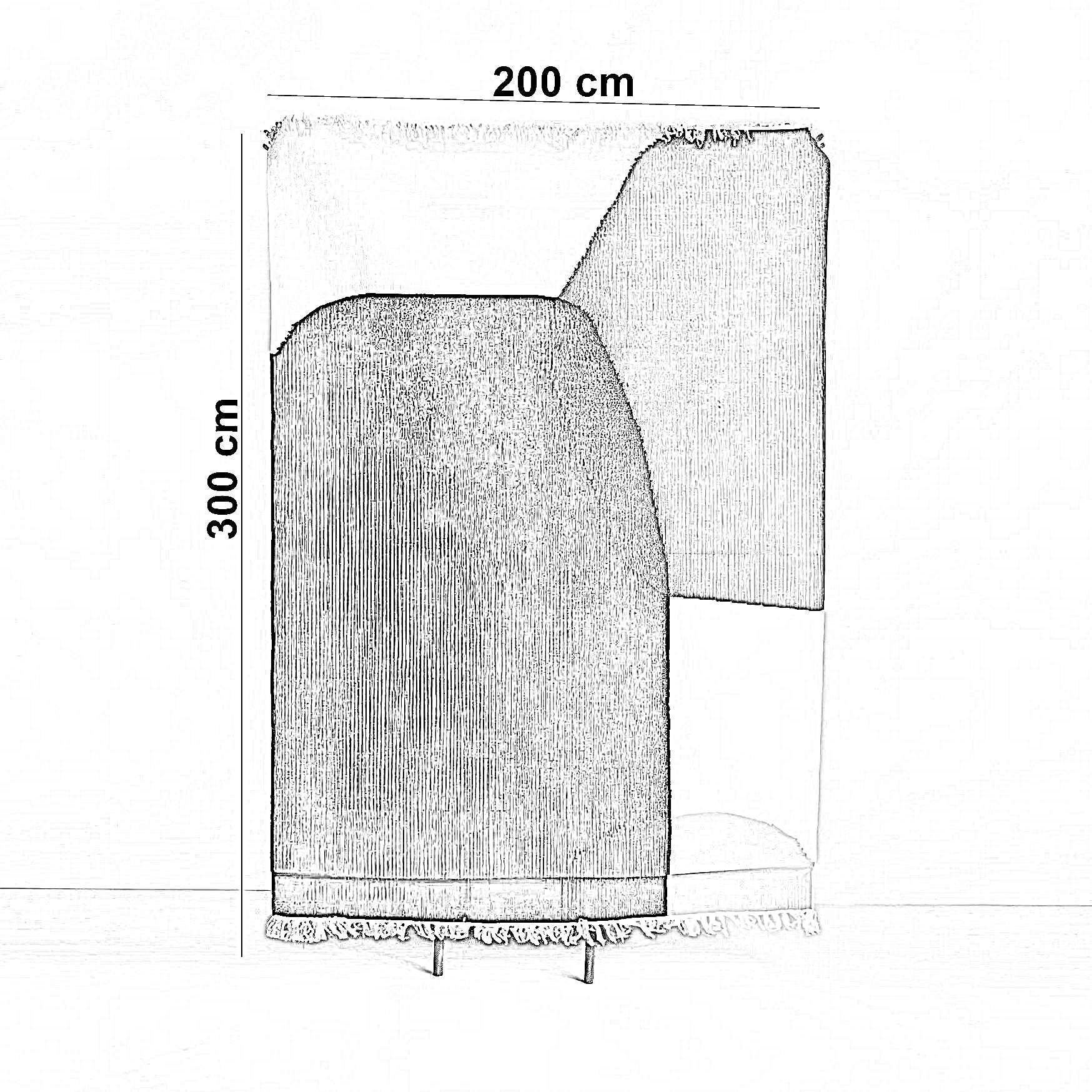 سجادة صوف، 200*300 سم