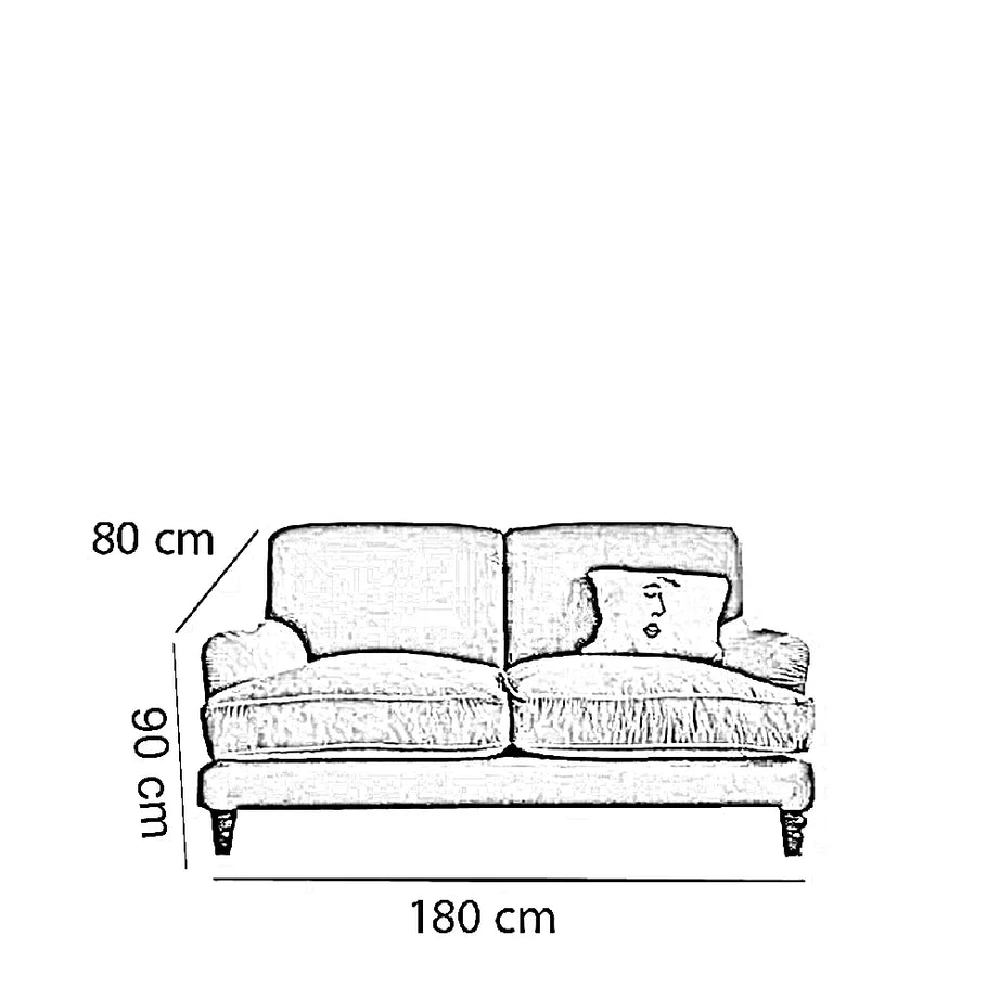 كنبة خشب زان، 180*80*90 سم