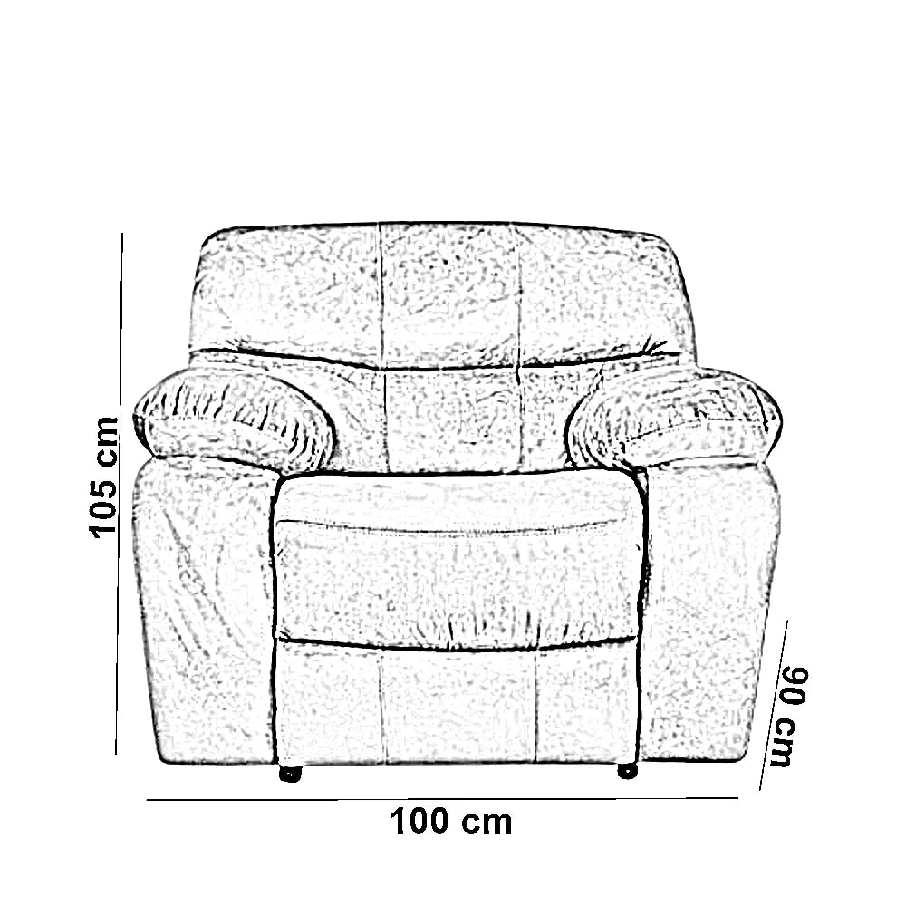 كرسي استرخاء ليزي بوي خشب زان، 100*90*105 سم - بيج