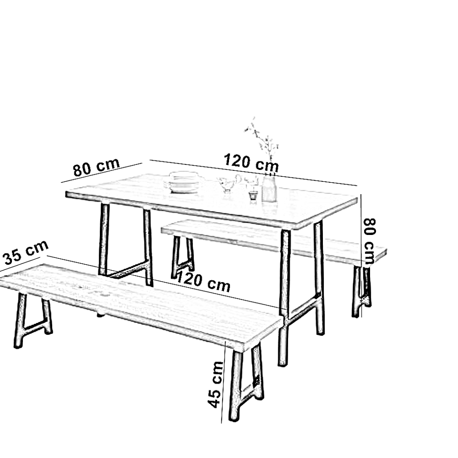 طقم سفرة ستيل، 3 قطع