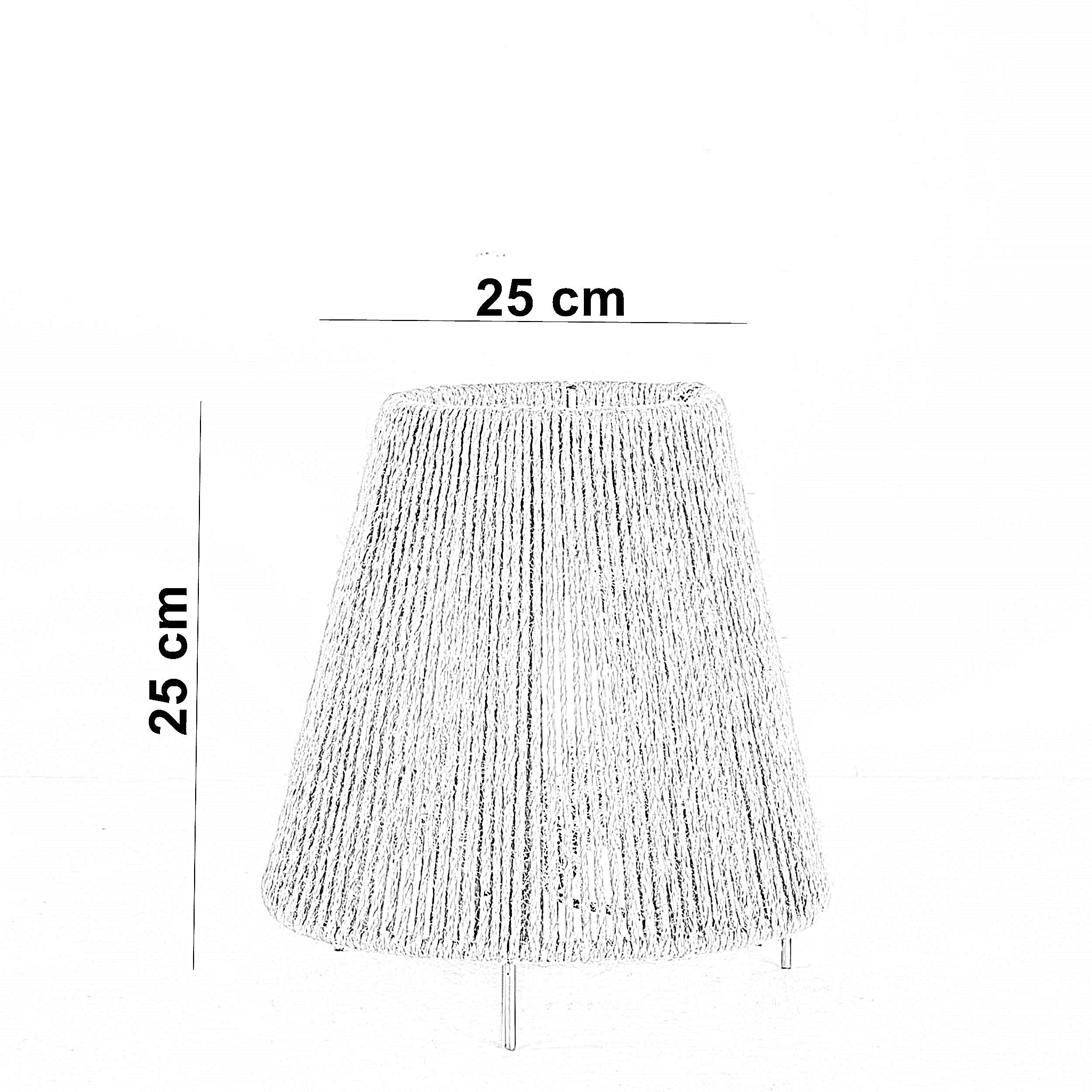 أباجورة أرضية، 25*25 سم