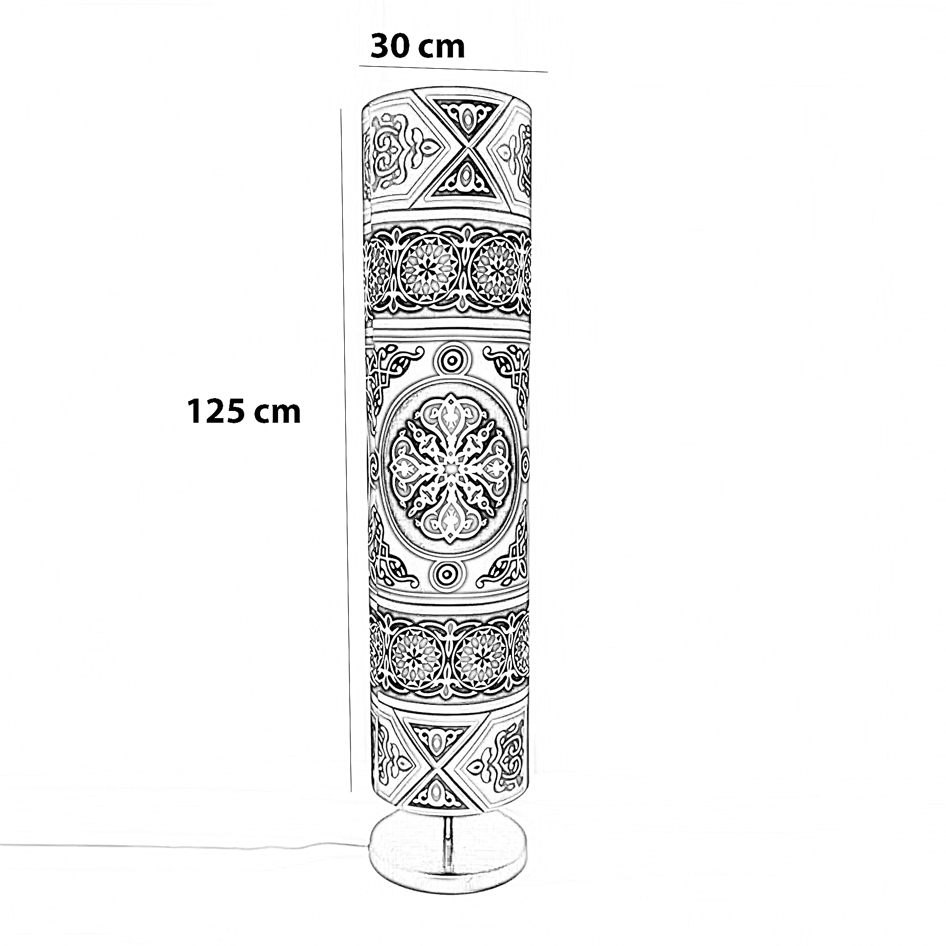 أباجورة رمضانية قماش، 30*125 سم
