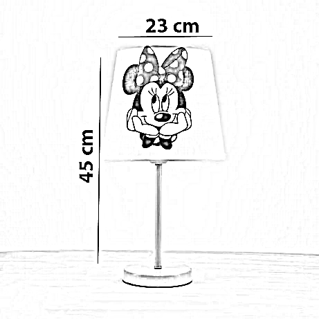 أباجورة أطفال معدن، 23*45 سم