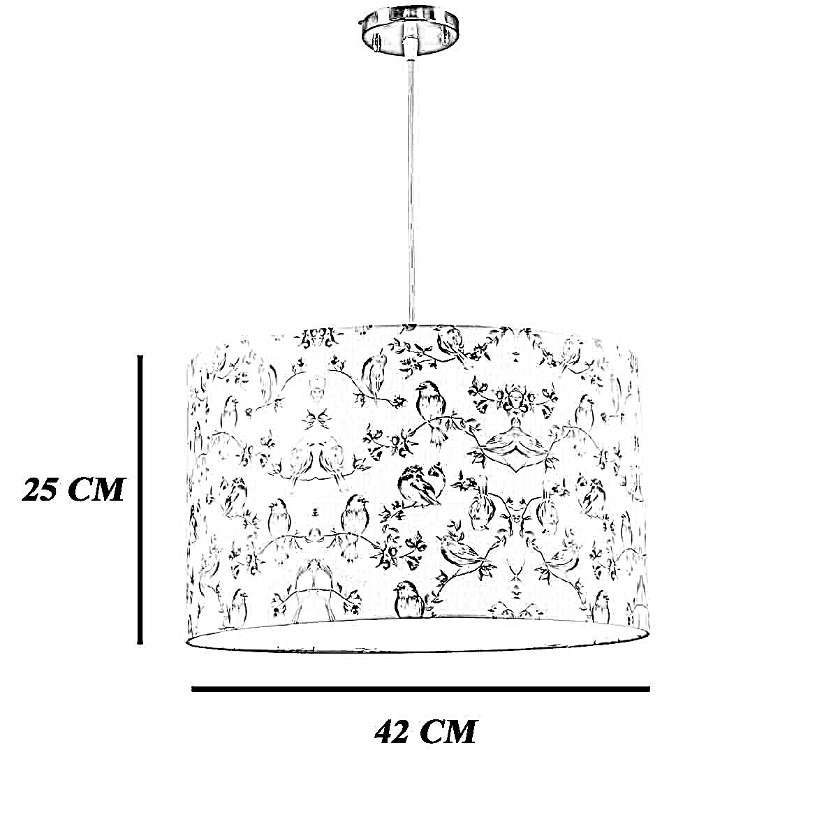 نجفة قماش، 42*25 سم