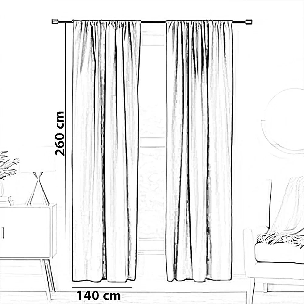 ستارة بوليستر، 140*260 سم