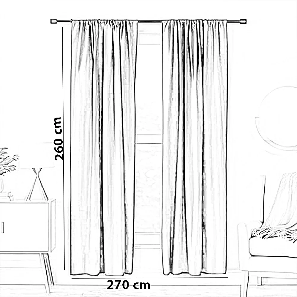 ستارة بوليستر، 270*260 سم